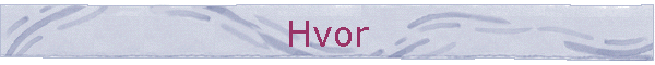 Hvor