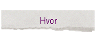 Hvor