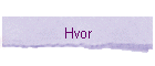 Hvor