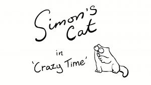Crazy Time - Simons Cat B&W