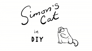 DIY - Simons Cat NEW BLACK WHITE