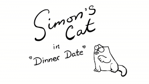 Dinner Date Starters - Simons Cat (A Valentine's Special) B&W